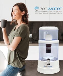 Zen Water Systems Countertop Filtration and Purification System, 6-Gallon 27 71CKM 63Q6L