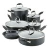 Anolon Advanced Home Hard-Anodized Nonstick 11-Piece Cookware Set (Onyx) 38 71CKYkRnmOL