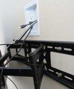 VideoSecu Tilt Swivel TV Wall Mount 32"- 70" LCD LED Plasma TV with VESA 200x200,400x400,up to 600x400 mm, Full Motion Articulating Dual Arm Mount Fits up to 24" Studs MW365B2H C20 50 71CL89D9CvL