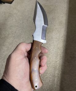 Ottoza Handmade D2 Steel Tracker Knife - Survival Knife - Camping Knife - Outdoor Knife - D2 Tools Steel Hunting Knife with Sheath Horizontal Carry Fixed Blade Knife No:116 Classic 52 71CL9JXtGL