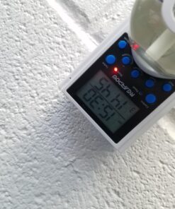 Timer Outlet, Nearpow Multifunctional Infinite Cycle Programmable Plug-in Digital Timer Switch with 3-Prong Outlet for Appliances, Energy-Saving Timer, 15A/1800W Blue 1 43 71CLSBRETxL