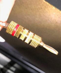 Monoprice Gold Plated Speaker Banana Plugs – 5 Pairs – Closed Screw Type, For Speaker Wire, Home Theater, Wall Plates And More 29 71CLUhPJbYL