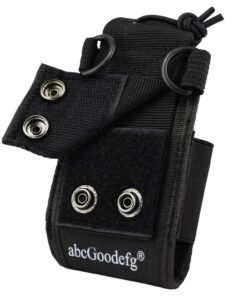 abcGoodefg 3 in1 Radio Holder Holster Case Pouch Bag for GPS Kenwood Motorola baofeng UV5R UV82 UV5RA 888S Retevis H777 Two Way Radio Walkie Talkie MSC 20C (1Pack) 1Pack 25 71CLkgHSAxL