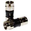 PPC Belden EX6PLUS RG-6 Snap & Seal Outdoor Compression Connector, Comcast, DTV & Dish Approved, 50 Piece