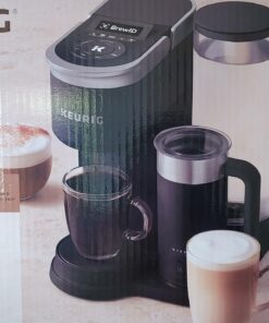 Keurig K-Cafe SMART Single Serve K-Cup Pod Coffee, Latte and Cappuccino Maker, Black 80 71CMVqn1AyL