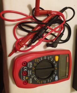 Etekcity Digital Multimeter, AC DC Voltmeter Amp Volt Ohm Current Meter, Electrical Voltage Outlet Circuit Tester With Continuity Resistance Diode Test ,Two Build-In Ceramic Fuses, Red, MSR-R500 40 71CMny5uxZL