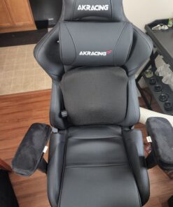 AKRacing Masters Series Pro Luxury XL Gaming Chair, adjustable, BLACK Faux Leather 37 71CNi6T19vL
