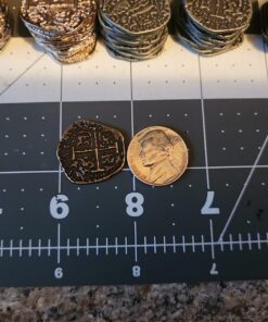 Beverly Oaks Metal Pirate Coins - Gold and Silver Spanish Doubloon Replicas - Fantasy Metal Coin Pirate Treasure (100) 100 57 71COq3TrzrL