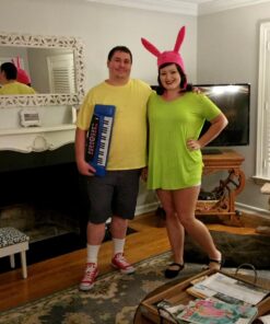 Ripple Junction Bob's Burgers Louise Belcher Bunny Ears Hat Adult One Size Pink Cosplay Beanie Officially Licensed 20 71CQ Y1mf9L