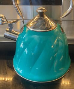 Mr. Coffee Alderton Tea Kettle, 2.3 Quarts, Green 18 71CQIJEG6ZL