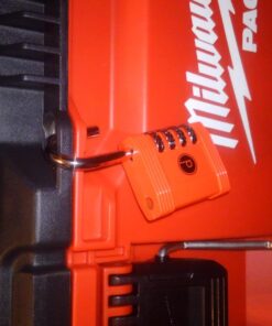 Padlock 4 Digit Combination Lock - for Gym School Locker, Outdoor Gate, Shed, Fence, and Storage - Weatherproof Metal - Keyless, Easy to Set, Resettable - Red 30 71CQjkJC8YL