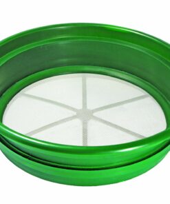 SE 13 1/4 Inch Stackable Classifier Gold Prospecting Pan - 1/20 Inch Stainless Steel Mesh Sifting Pan, Green Pans 10 71CQy0ZSrEL