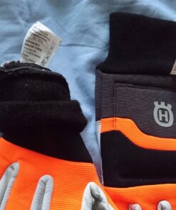 Alternative view of Husqvarna 579380210 Functional Saw Protection Gloves, Large Gray/Orange/Black Large