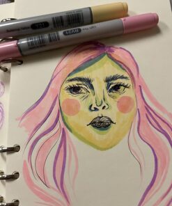 Copic Ciao, Alcohol Markers, 6pc Set, Pastels Pastels - RV21, V04, Y21, YG11, B23 and BG15 19 71CT ghc0tL