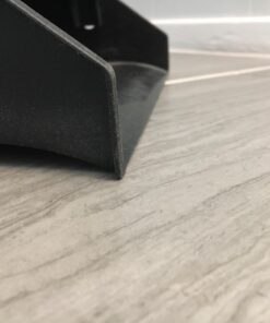 Carlisle FoodService Products Duo-Pan Upright Dust Pan with Serrated Yoke for Home, Restaurants, Kitchen, Lobby, And Office, Plastic, 30 Inches, Black 30 Inches (Pack of 1) 52 71CTBqDQlfL