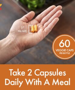 Stop Aging Now - Curcumin2K Formula with BioPerine Black Pepper Extract for Up to 2000% Greater Absorption - 60 Veggie Caps 13 71CTGtrjjjL