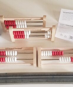 hand2mind Mini 20 Bead Wooden Rekenrek, Abacus for Kids Math, Math Manipulatives Kindergarten, Counting Rack for Kids, Counters for Kids Math, Educational Toys for Elementary Kids (Set of 4) Games Set of 4 22 71CTqyR8rBL