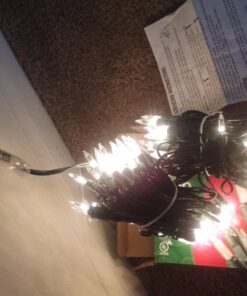 Noma/Inliten Holiday Wonderland 100-Count Clear Christmas Light Set,Green Wire 26 71CU yvE6xL