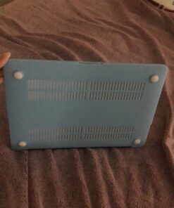 MOSISO Compatible with MacBook Air 13 inch Case (Models: A1369 & A1466, Older Version 2010-2017 Release), Protective Plastic Hard Shell Case & Keyboard Cover & Screen Protector, Airy Blue 63 71CUomtMfAL 1