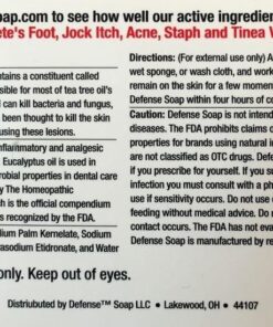 Defense Soap 2pk All Natural Tea Tree Bar Soap for Men | Made by Wrestlers with Tea Tree Oil & Eucalyptus Oil to Promote Healthy Skin Classic 4.2 Ounce (Pack of 2) 28 71CVGacLYHL