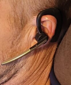 Poly Voyager 5200 Wireless Headset (Plantronics) - Single-Ear Bluetooth Headset w/Noise-Canceling Mic - Ergonomic Design - Voice Controls - Lightweight - Connect to Mobile/Tablet via Bluetooth 37 71CVINlN7aL