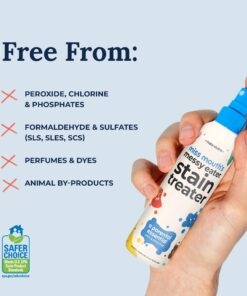 Miss Mouth's Messy Eater Stain Treater Spray - 4oz Stain Remover - Newborn & Baby Essentials - No Dry Cleaning Food, Grease, Coffee Off Laundry, Underwear, Fabric 1 pack 27 71CVQOJFqSL