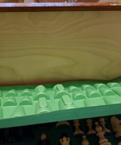 Wegiel Chess Set - Consul Chess Pieces and Board - European Wooden Handmade Game - JUNIOR 82 71CVj3vJLIL