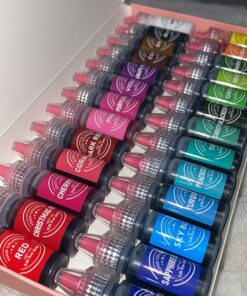 Food Coloring for Baking - 26 Vibrant Cake Coloring Liquid Set for Dessert Decorating, Food Grade Food Dye for Icing,Fondant,Cookies,Easter Egg,Making DIY Supplies Kit- 0.25 Fl. oz (6 ml)/Bottles 0.25 Fl Oz (Pack of 26) 47 71CWUKLokL