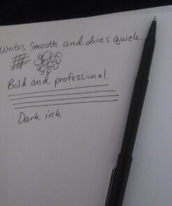 uni-ball Roller Rollerball Pens Fine Point Micro Tip, 0.5mm, Black, 12 Pack 33 71CWeYZk4FL