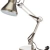 Boston Harbor WK-618E-3L Swing Arm Lamp Holder for Desk Lamp, Brushed Nickel,Grey 14 71CWqPtqINL