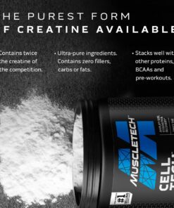 MuscleTech Cell-Tech Creactor - Creatine HCl Formula - Muscle Builder for Men & Women - Creatine HCl + Free-Acid Creatine Supplements - Fruit Punch Extreme, 120 Servings Fruit Punerch Extreme 19 71CXS1eEPL