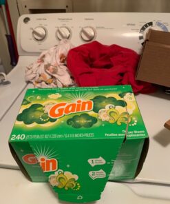 Gain Dryer Sheets Laundry Fabric Softener, Original Scent, 240 Count 44 71CXVSJHCKL