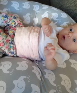 Happi Tummi Colic and Gas Relief for Babies and Infants- Heated Belly Wrap for Newborns - Aromatherapy Wrap for Upset Tummy and Constipation Pretty-n-plush Pink 18 71CXdT2DGL