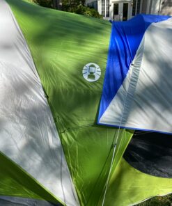 Coleman Evanston Screened Camping Tent, 6/8 Person Weatherproof Tent with Roomy Interior Includes Rainfly, Carry Bag, Easy Setup and Screened-In Porch 8-person Dome Tent 39 71CXi6aDo5L