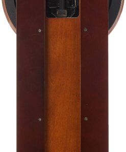 Bulova C3383 Avent Pendulum Deco Wall Clock, 18", Walnut/Mahogany 15 71CYZWeVCL