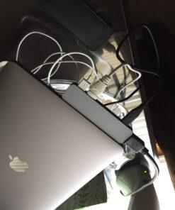 HyperDrive USB C Hub, Hyper Duo 7-in-2 USB C Adapter - MacBook Pro Adapter with Magnetic Grip, 4K HDMI, USB-C 40Gbps 100W PD, 3.1 USB-A, MicroSD/SD - Space Gray 51 71CYmrxfDhL