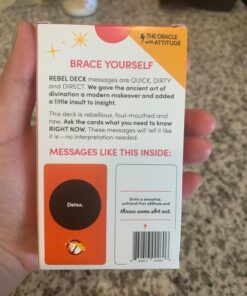 REBEL DECK The Oracle with Attitude Unfiltered, Self Care Oracle, Funny Oracle Deck, 60 Cards 43 71CZTlfmLML