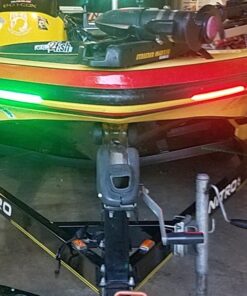 Green Blob Outdoors LED Red & Green Navigation Boat Bow light Strips Kit Rub Rail Waterproof for Bass Boats, Pontoon, Wave Runners, Kayaks, Ski Boats red, green 16 71CbBz5JE5L