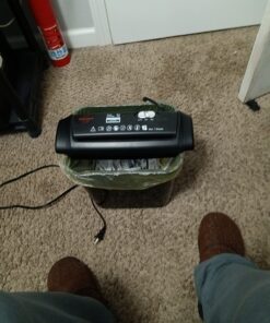 Mini Paper Shredder Without Basket,VidaTeco 7-Sheet Strip Cut Shredder for Home Use, Also Shreds Card/Staple,Small Portable with Extendable Arm,Durable&Fast with Jam Proof(ETL) 21 71CbHImeOL