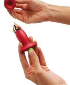 Chef'n Original Stem Gem Strawberry Huller, Red/Green - 29 71Cby1niJAL