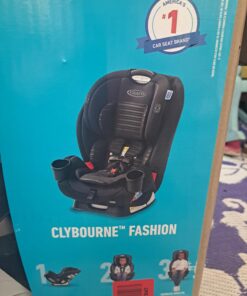 Graco TriRide 3 in 1 Car Seat | 3 Modes of Use from Rear Facing to Highback Booster Car Seat, Clybourne 26 71CcAaS 2rL