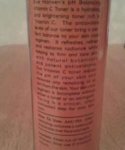 Eve Hansen Vitamin C Toner for face | 8 oz Hydrating Facial Toner & PH Balancing Pore Minimizer with Anti Aging Aloe, Citric Acid & Tea Tree | Skin & Face Toner for All Skin Types & Even, Clear Skin 20 71CcSsjjp1L