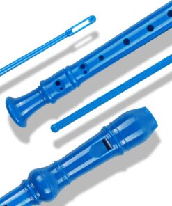 Soprano Recorder Descant Flauta Recorder 8 Hole ABS Clarinet German Style Treble flute C Key for Kids Children With Fingering Chart Instructions with Cleaning Rod Bag Blue 12 71CcUtuHnLL