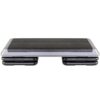 The Step Original Aerobic Platform, Health Club Size Steppers for Exercise with risers for adjustable Home Workout, stair stepper for exercise and home gym 4 Risers Grey 5 71CcfF6OssL