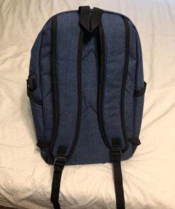 Mancro Laptop Backpack, 15.6 inch Business Backpack Water Resistant Laptops Backpack for Men Women Travel Backpack with USB Charging Port(Blue, 15.6 inch) Blue 58 71Cd1rP1XmL