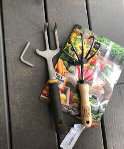 DeWit 5-Tine Cultivator with Short Handle, Lightweight & Durable Garden Tool with Comfortable Grip 7 71Cd2wM6p5L