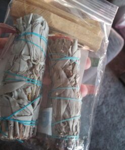 JL Local Smudge Kit Refill - White Sage & Palo Santo for Smudging, Healing, Smoke Cleansing, Meditating & Incense (Sage & Palo Refill) Sage & Palo Refill 21 71CdSimLAzL