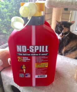 No-Spill Stens 2 1/2 Gallon Fuel Can 765-102 For No-Spill 1405, 765-102, 11.75" x 8" x 10"", Red 37 71Cdib299ZL