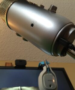 Neewer Microphone Arm Stand, Suspension Boom Scissor Mic Arm Stand with 3/8” to 5/8” Screw and Cable Ties Compatible with Blue Yeti, Snowball, Yeti X, Quadcast and Other Mics, Max Load 1.5kg 64 71CdrHk6zJL