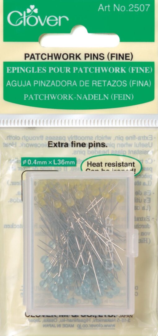 Clover Patchwork Pins Fine Yellow